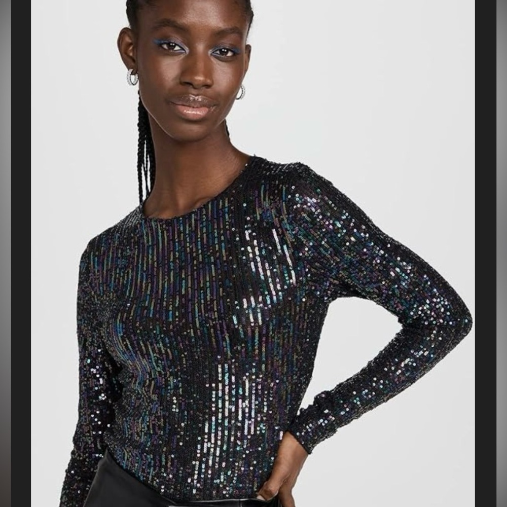 Free People Intimately Gold Rush Long Sleeve Top - Picture 2 of 8